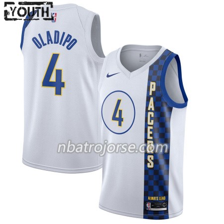 Barn Indiana Pacers Tröja Victor Oladipo 4 2019-20 Nike City Edition Swingman